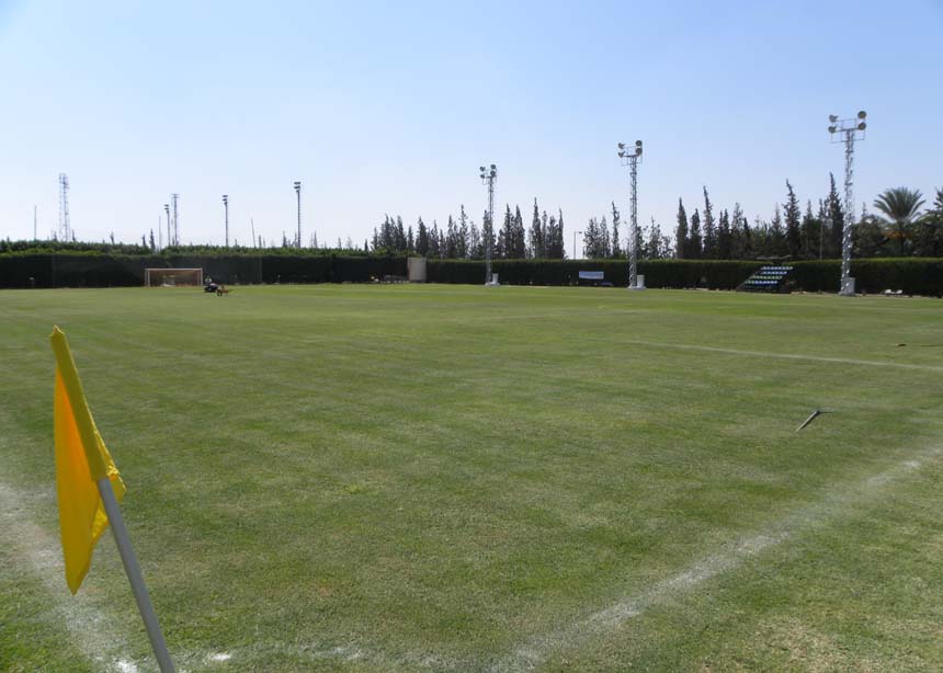 England's training pitch in Egypt for the FIFA U20s World Cup.